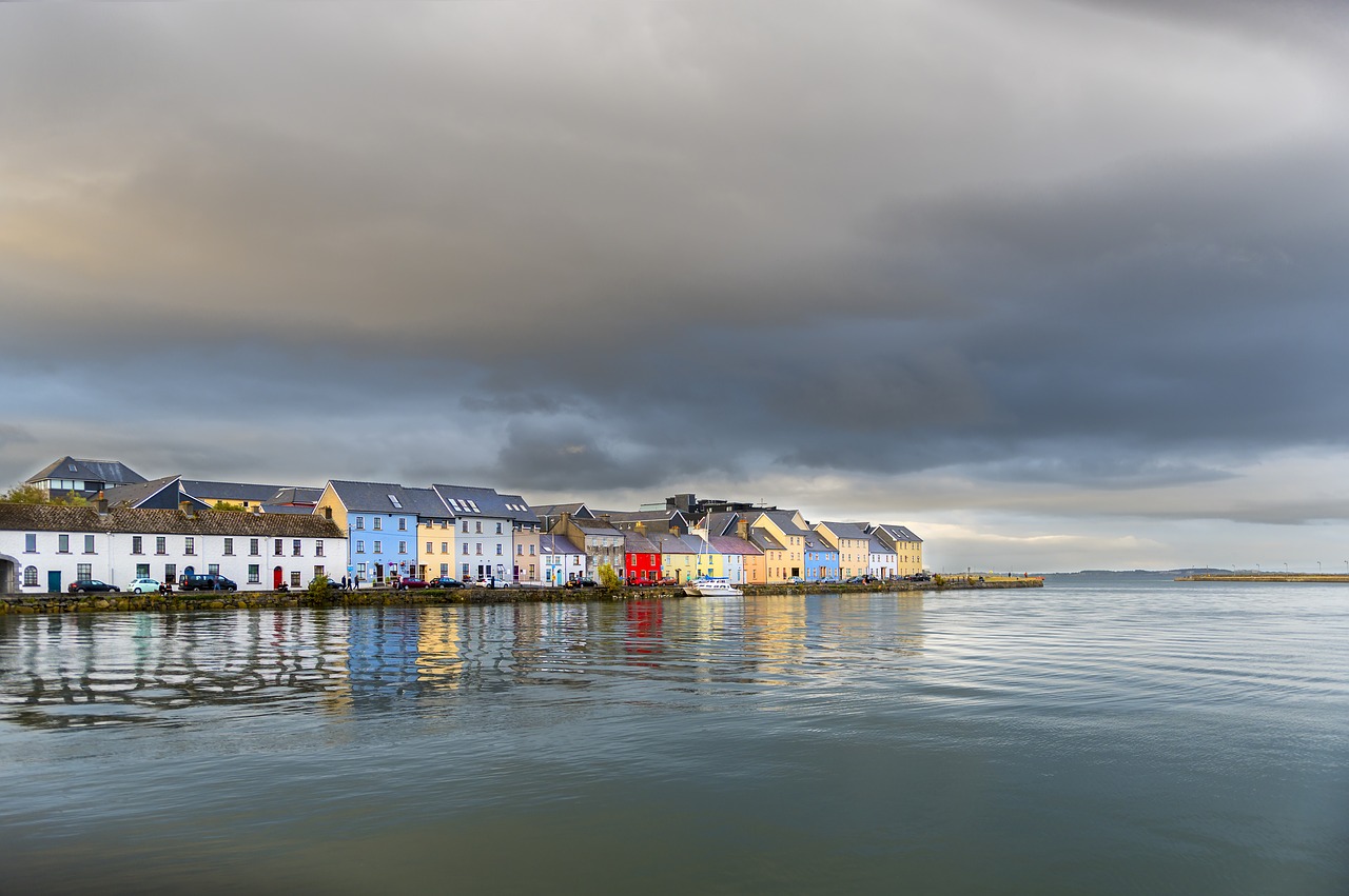 ireland  sunset  colorful free photo