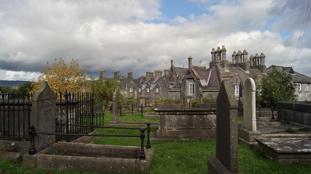 ireland graveyard cross free photo