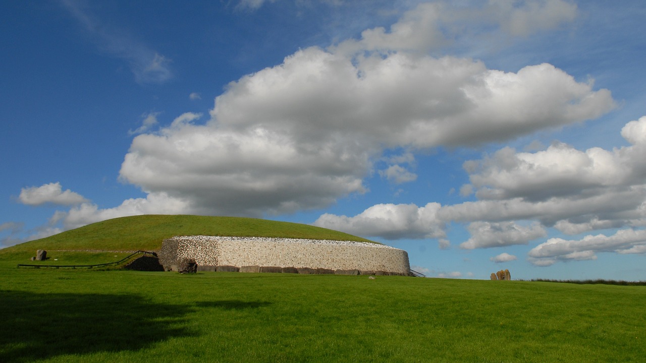 ireland newgrange burial mound free photo