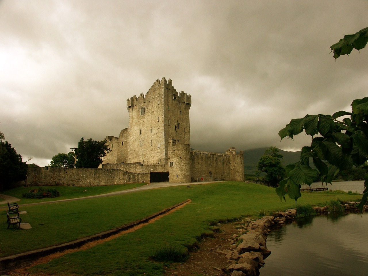 ireland ross castle castle free photo