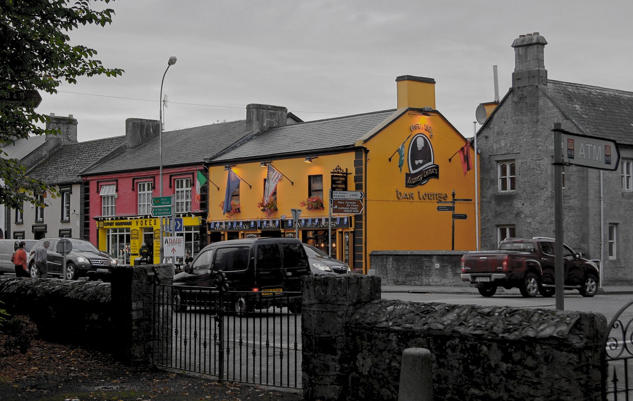 ireland street business free photo