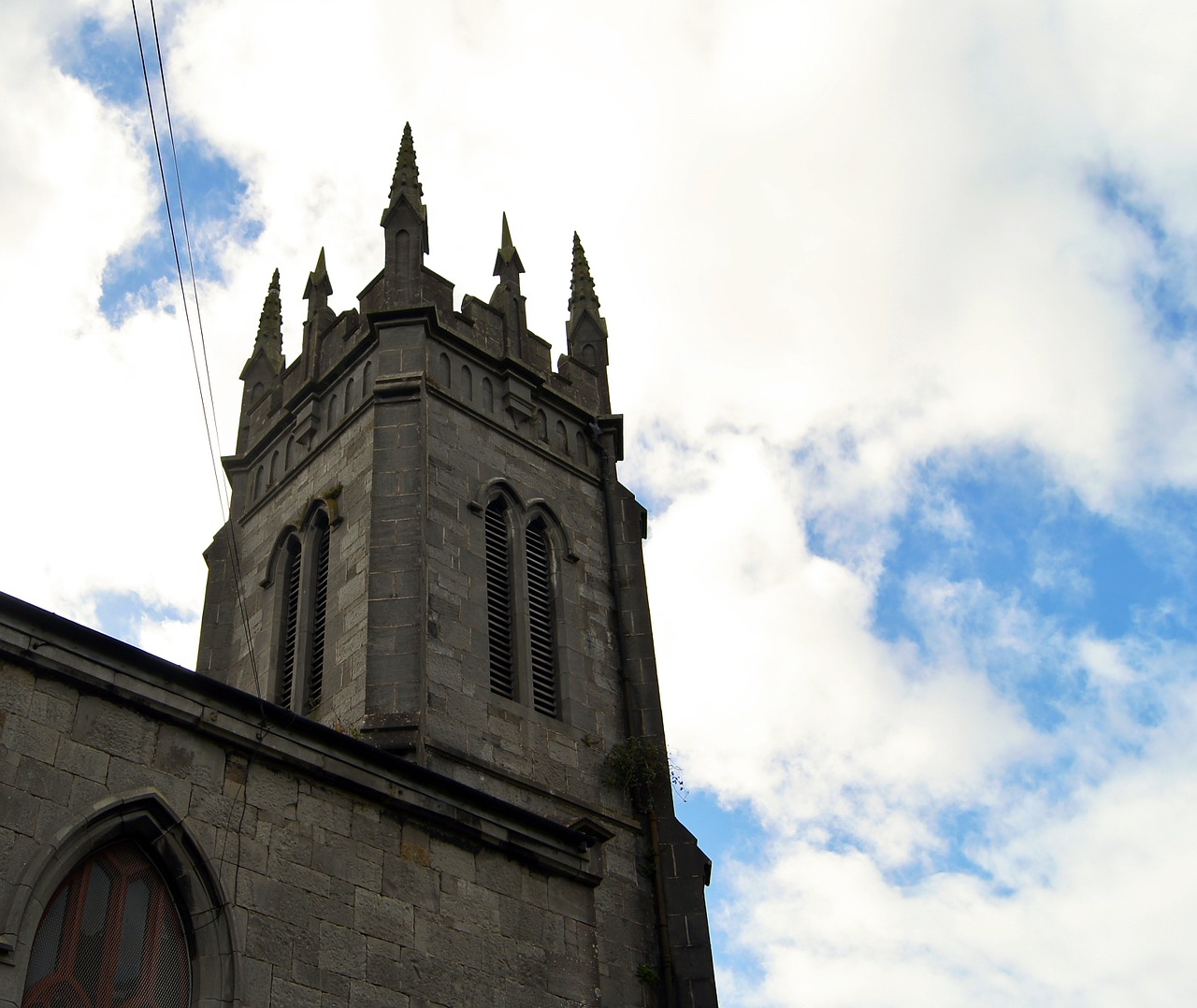 ireland church tower free photo