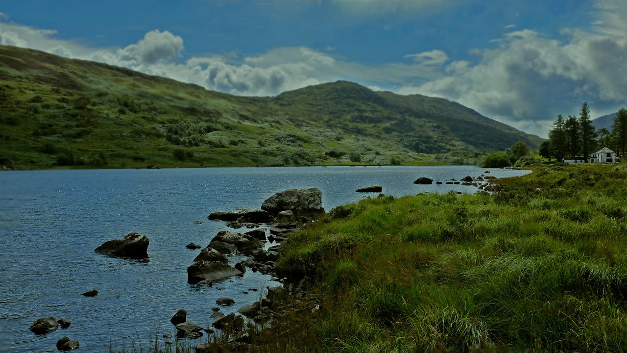 irelande landscape lake free photo