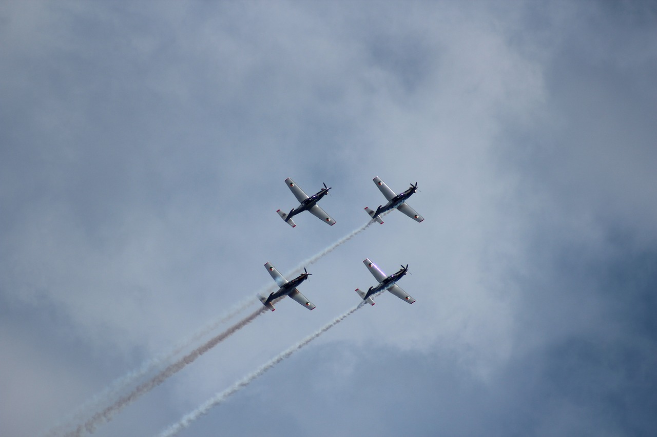 irish air corps team airshow free photo