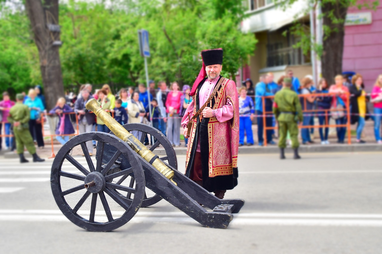 irkutsk day of the city cannon free photo