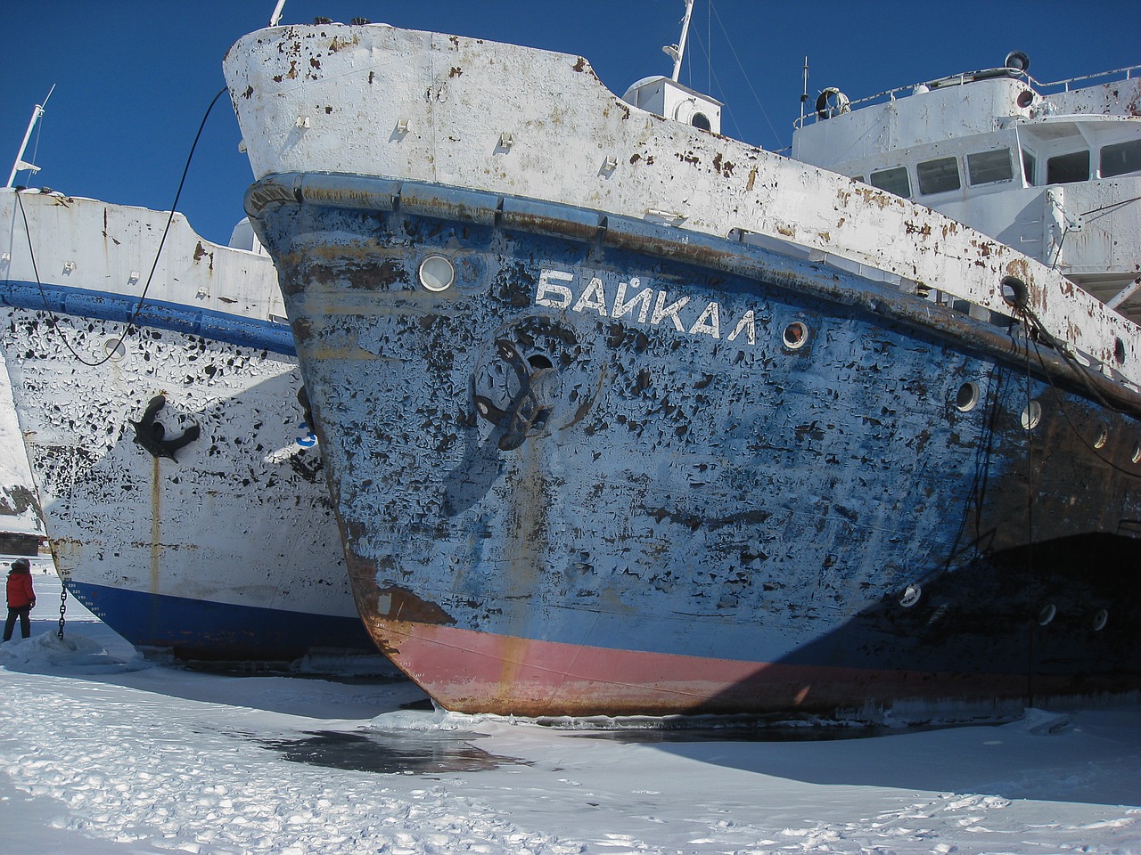 irkutsk lake baikal boats free photo