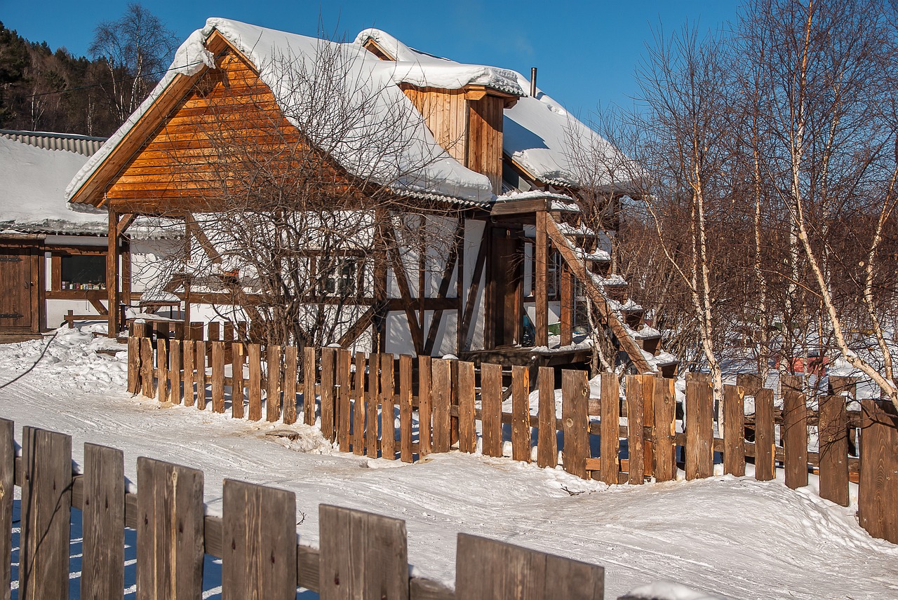 irkutsk lake baikal chalet free photo