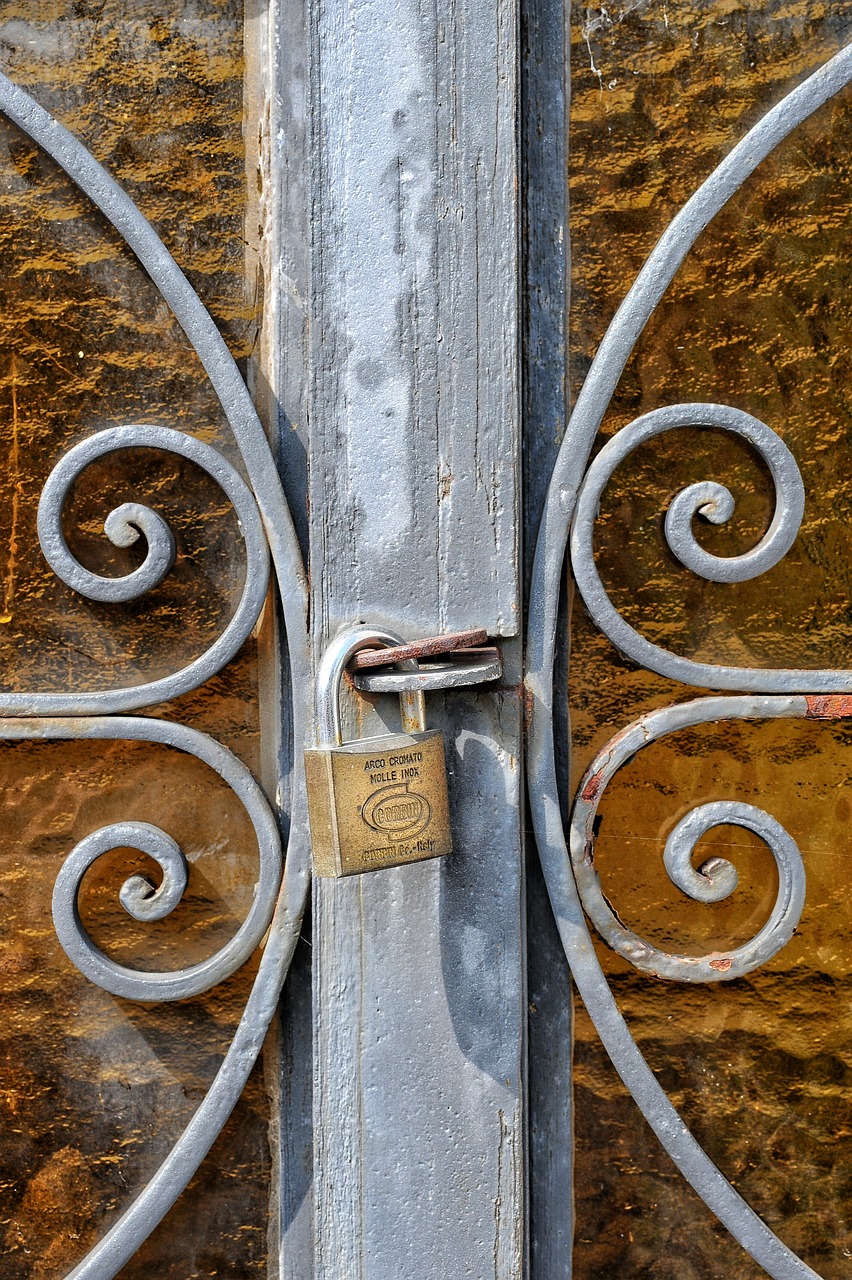 iron padlock rust free photo