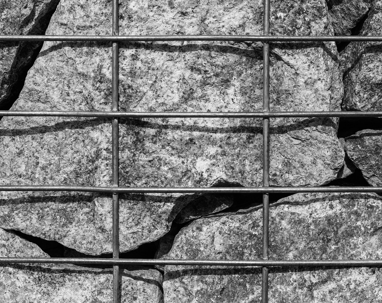 iron grid stones free photo