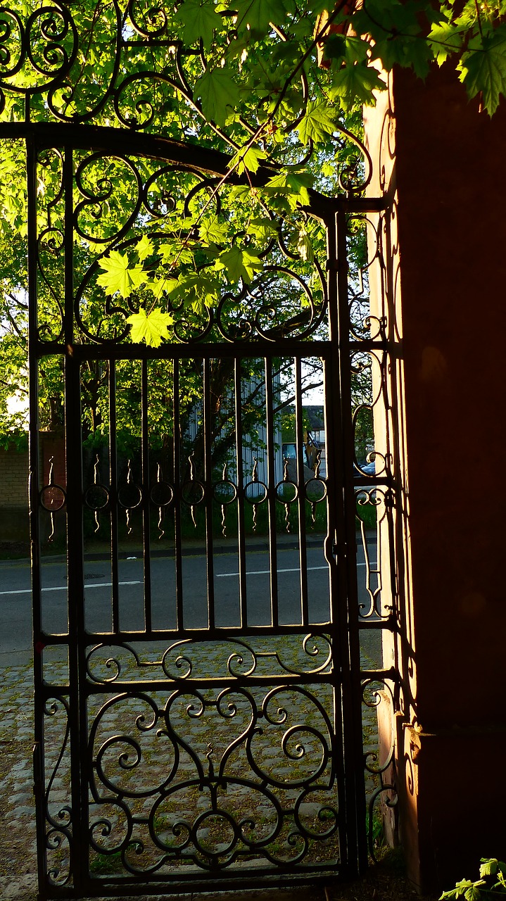 iron  door  at the age of free photo