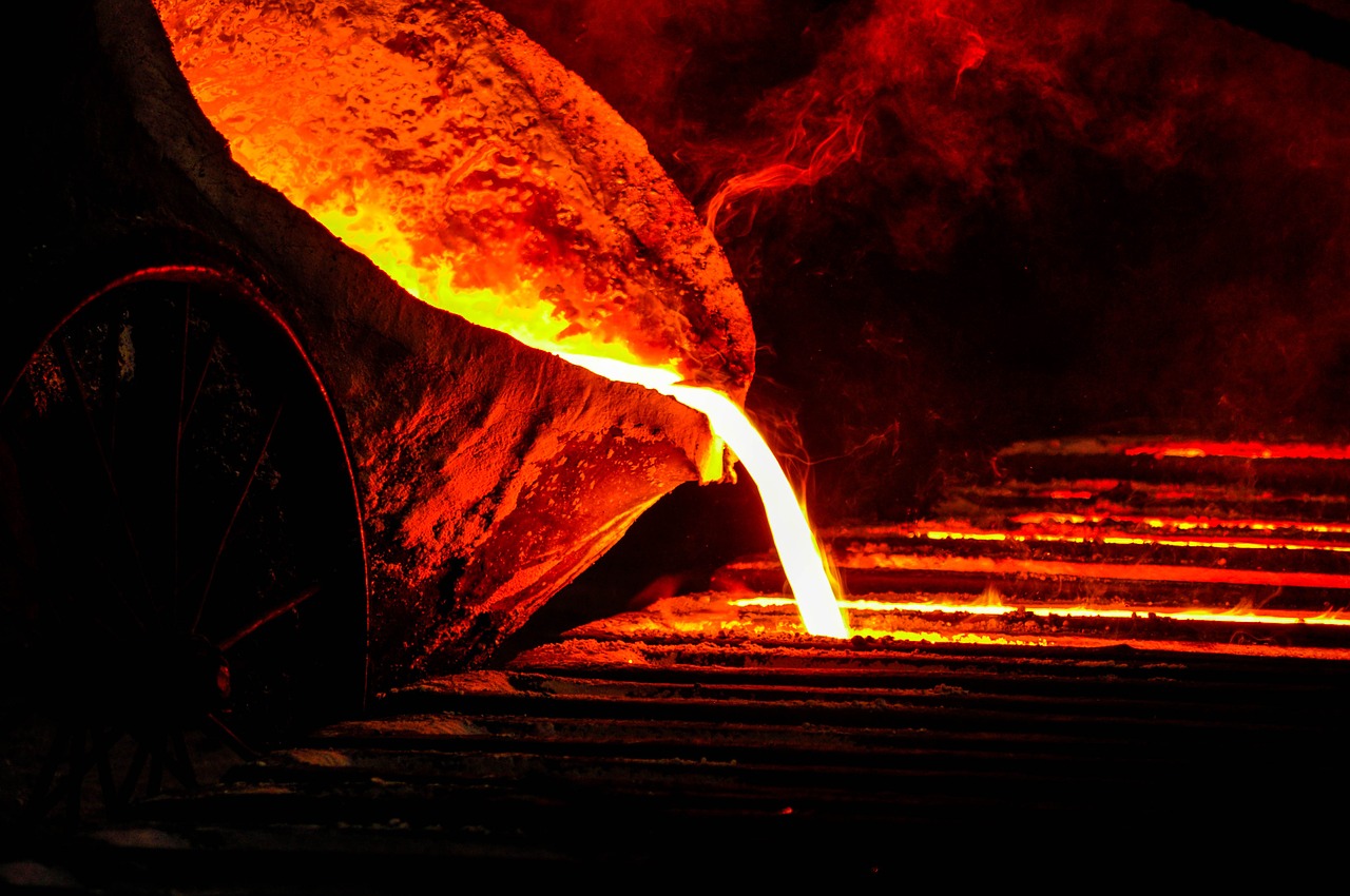 iron melt furnace free photo