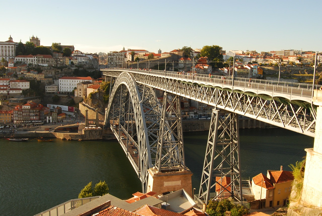 iron bridge porto portugal free photo