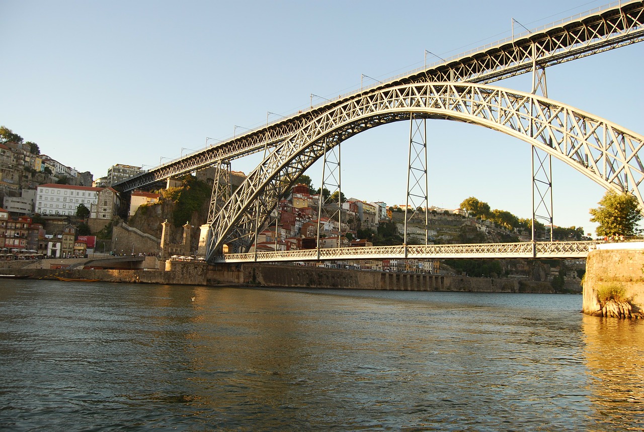 iron bridge porto porutgal free photo