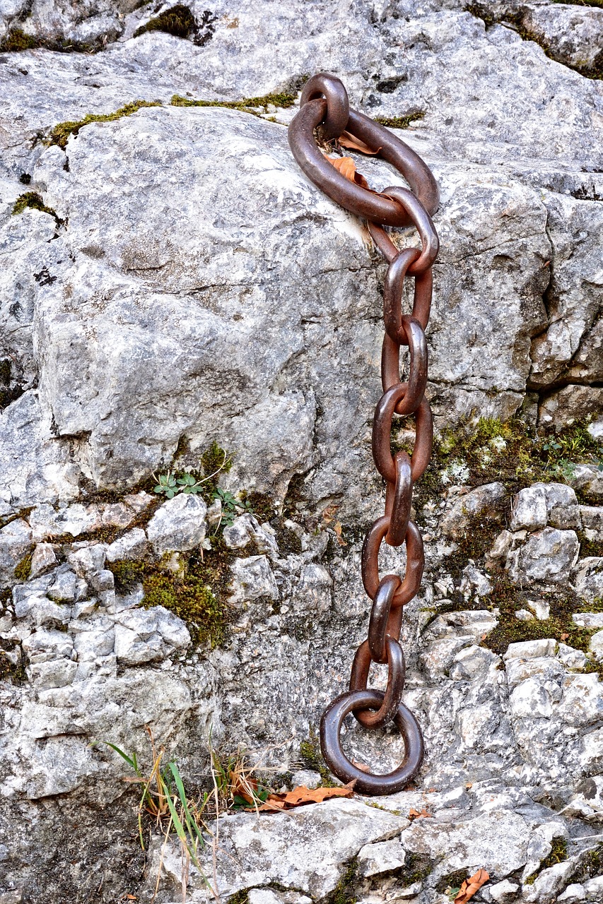 iron chain chain fixing free photo