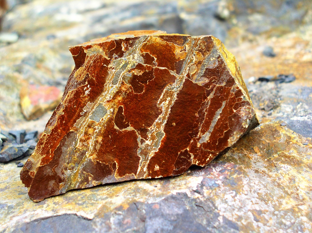 iron oxides stone rock free photo