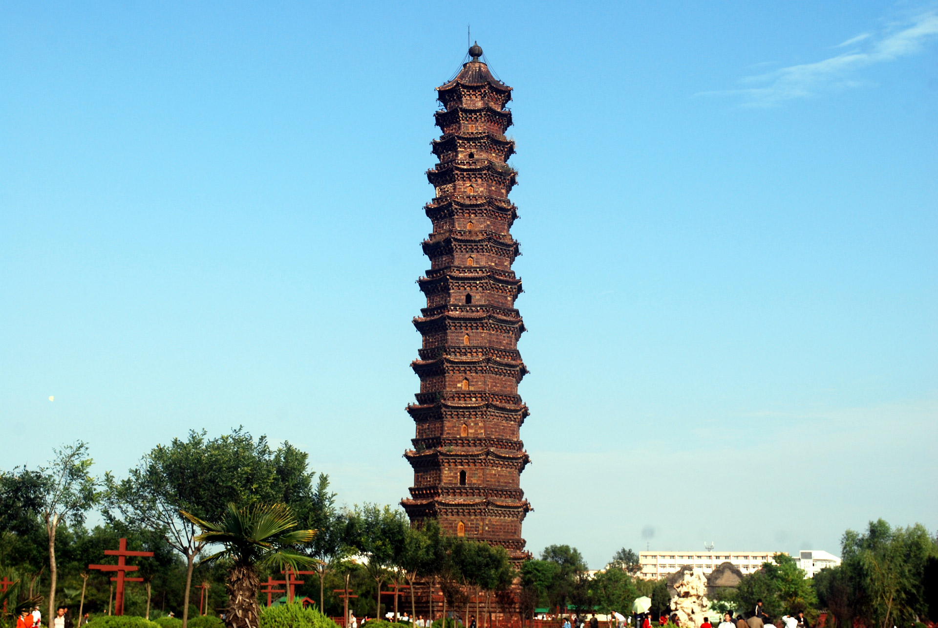 iron pagoda temple free photo