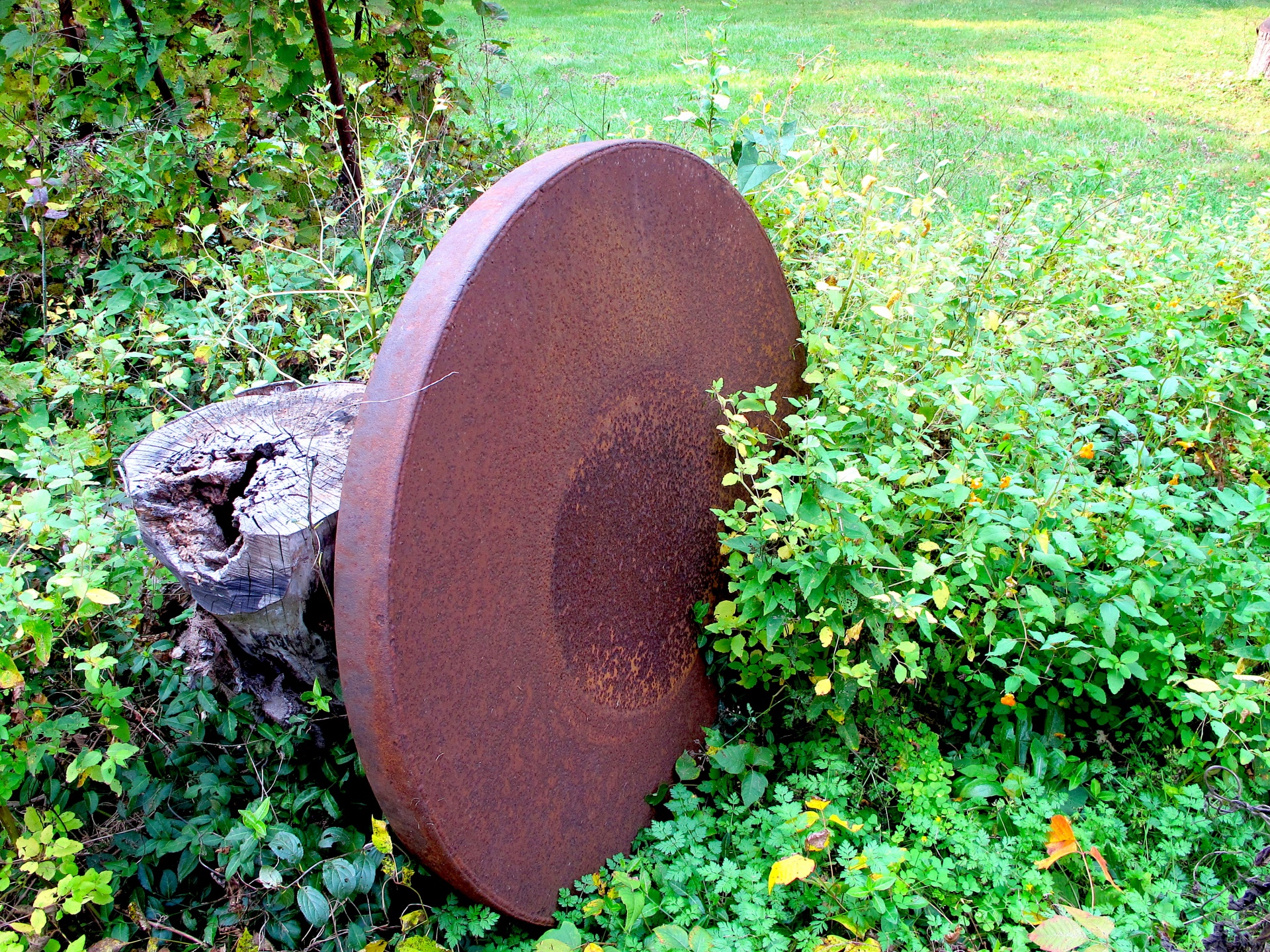 garden art metal iron free photo
