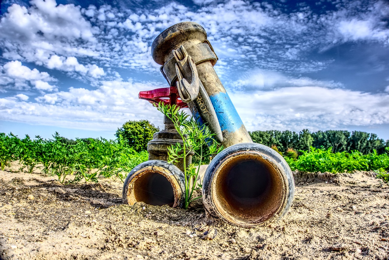 irrigation water pipe valve free photo