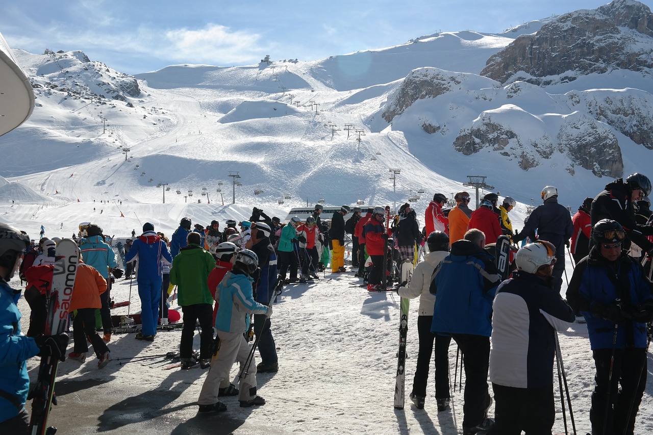 ischgl ski area skiing free photo