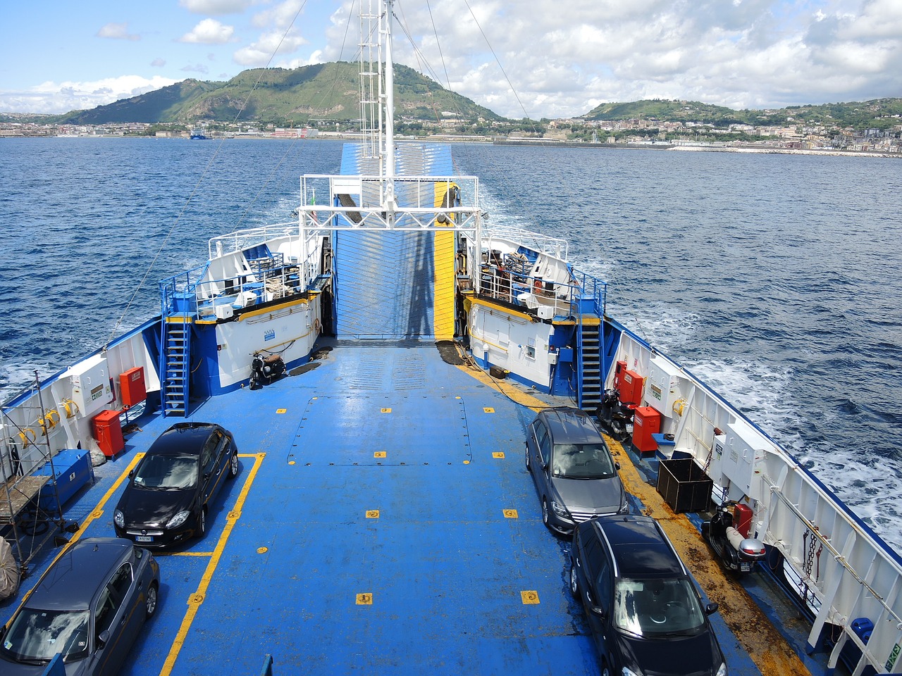 ischia ferry mediterranean free photo