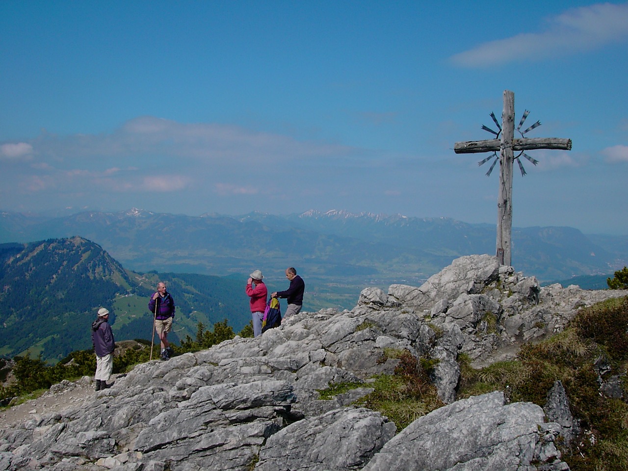 iseler summit cross alpine free photo