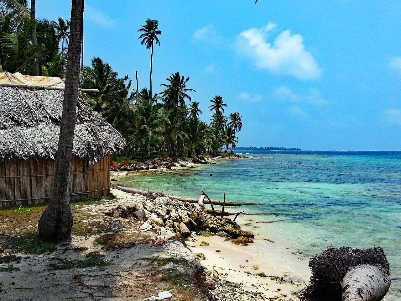 isla diablo san blas panama free photo