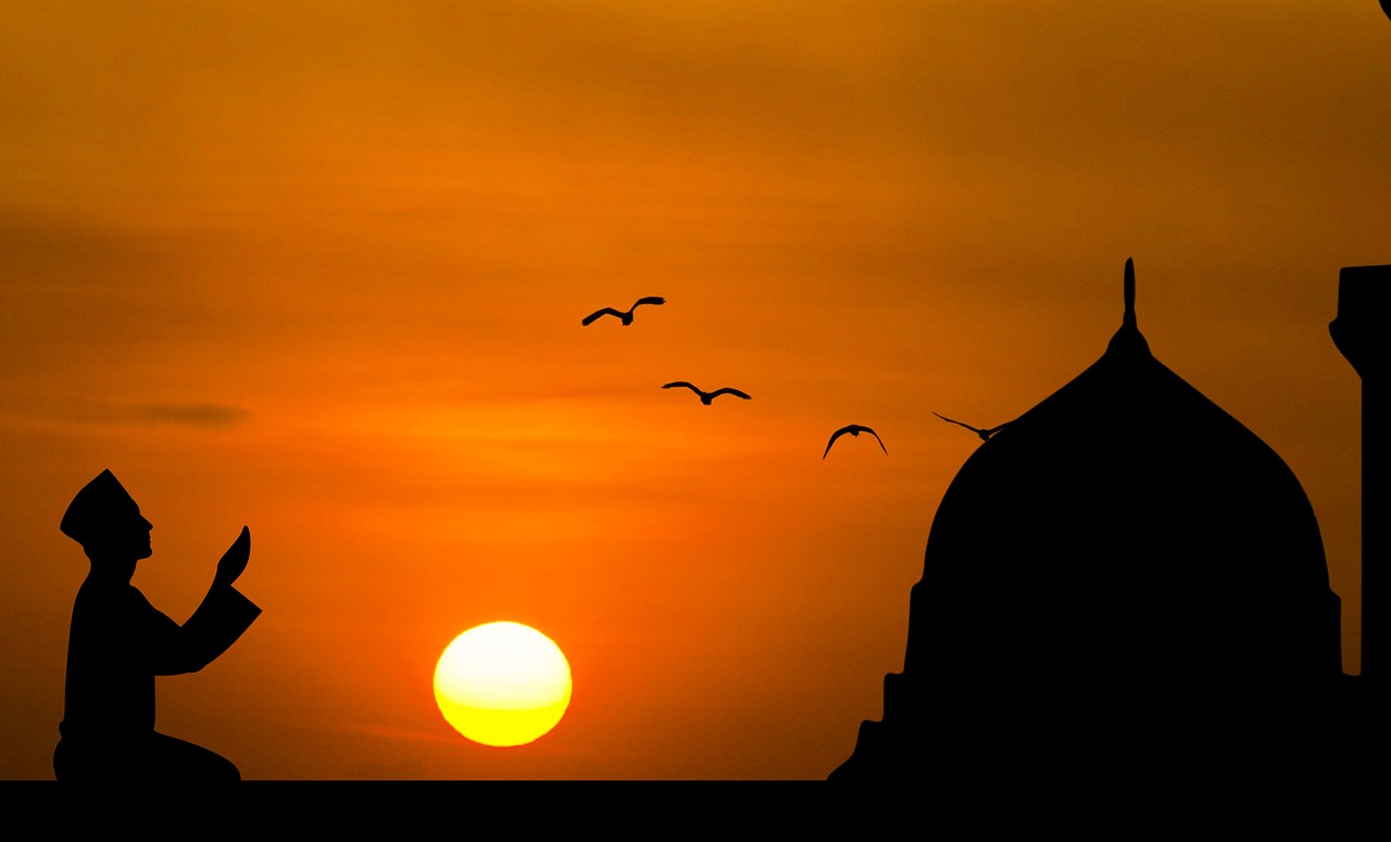 islamic  prayer  dusk free photo