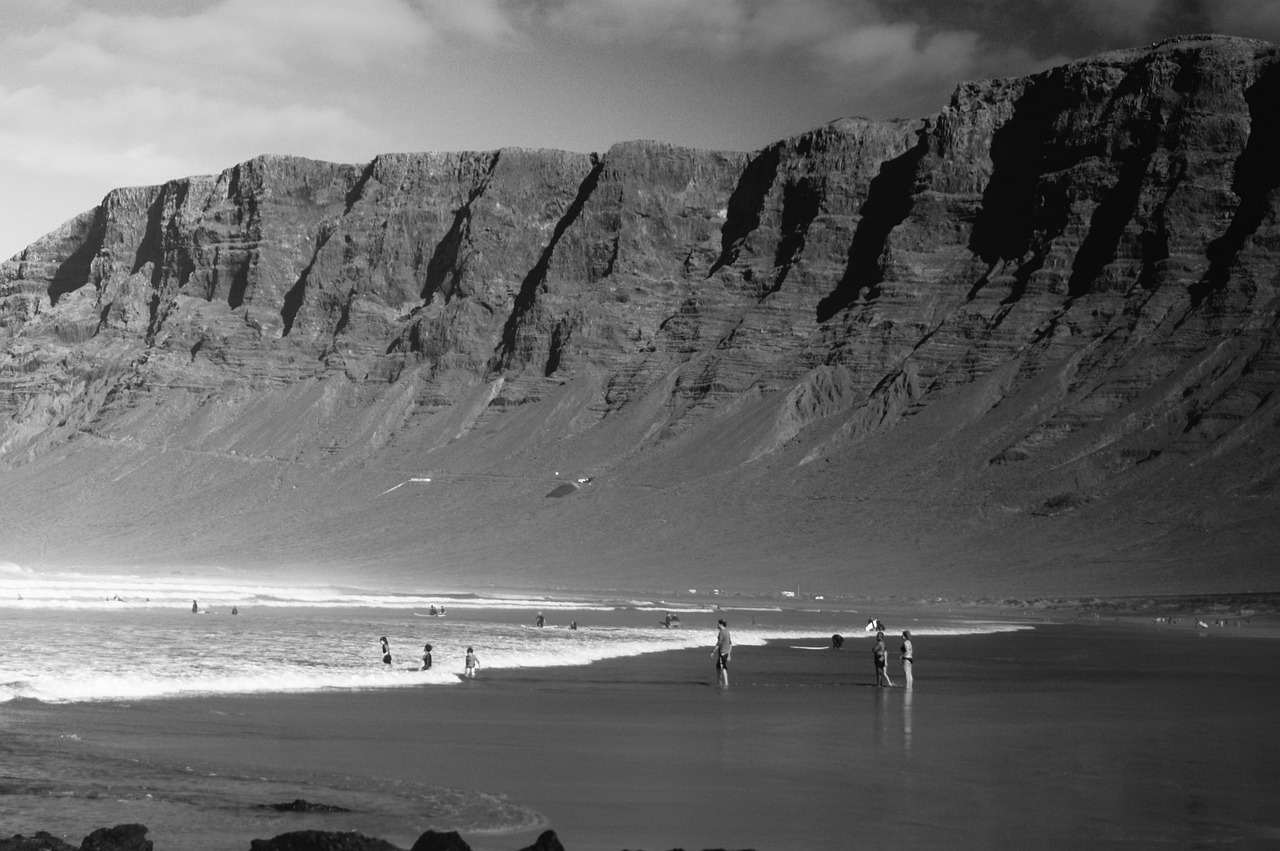 island lanzarote beach free photo