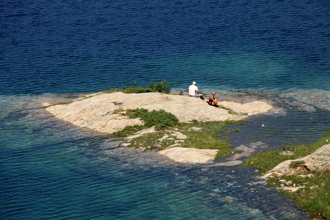 island water blue free photo