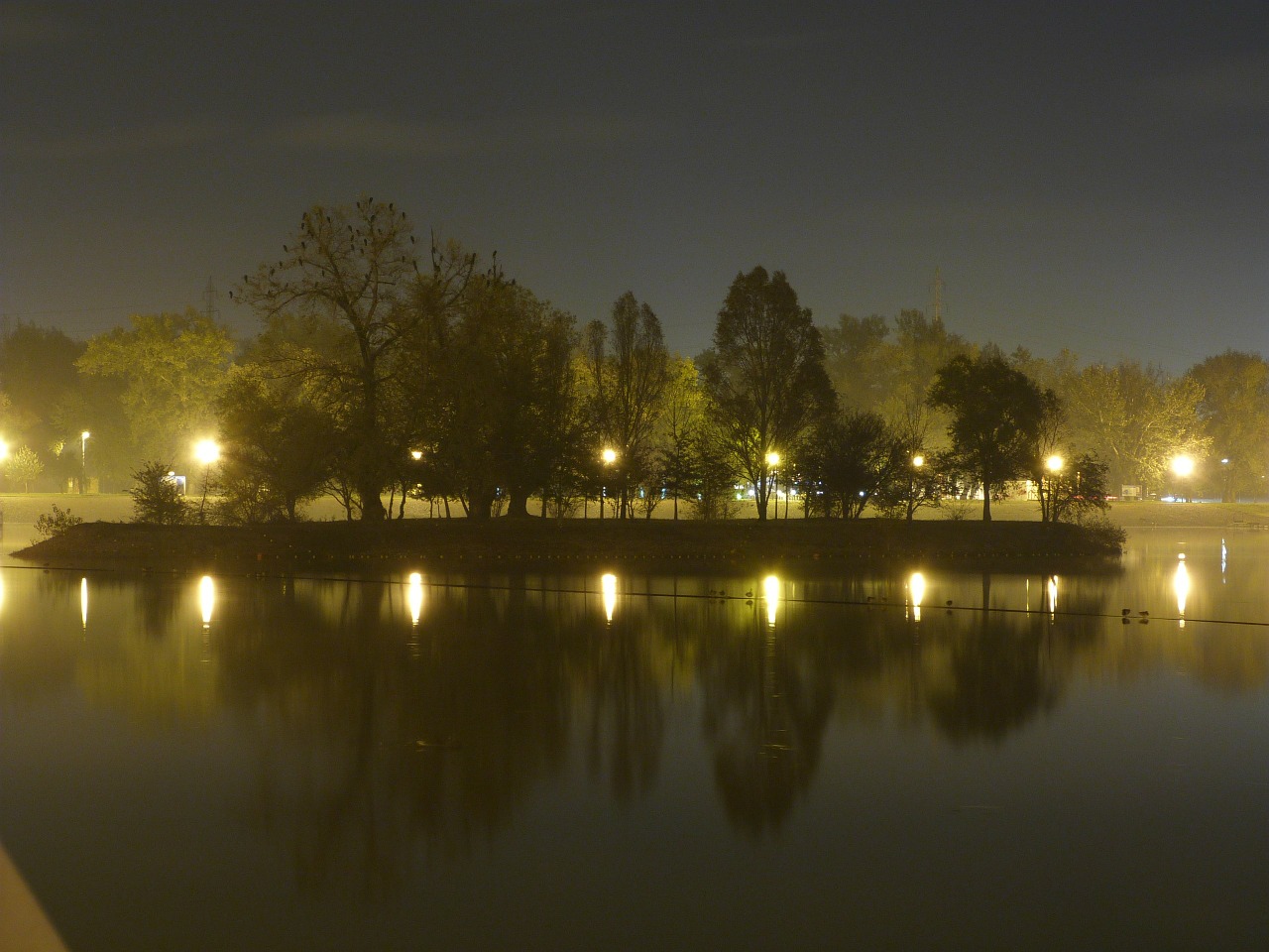 island trees reflection free photo