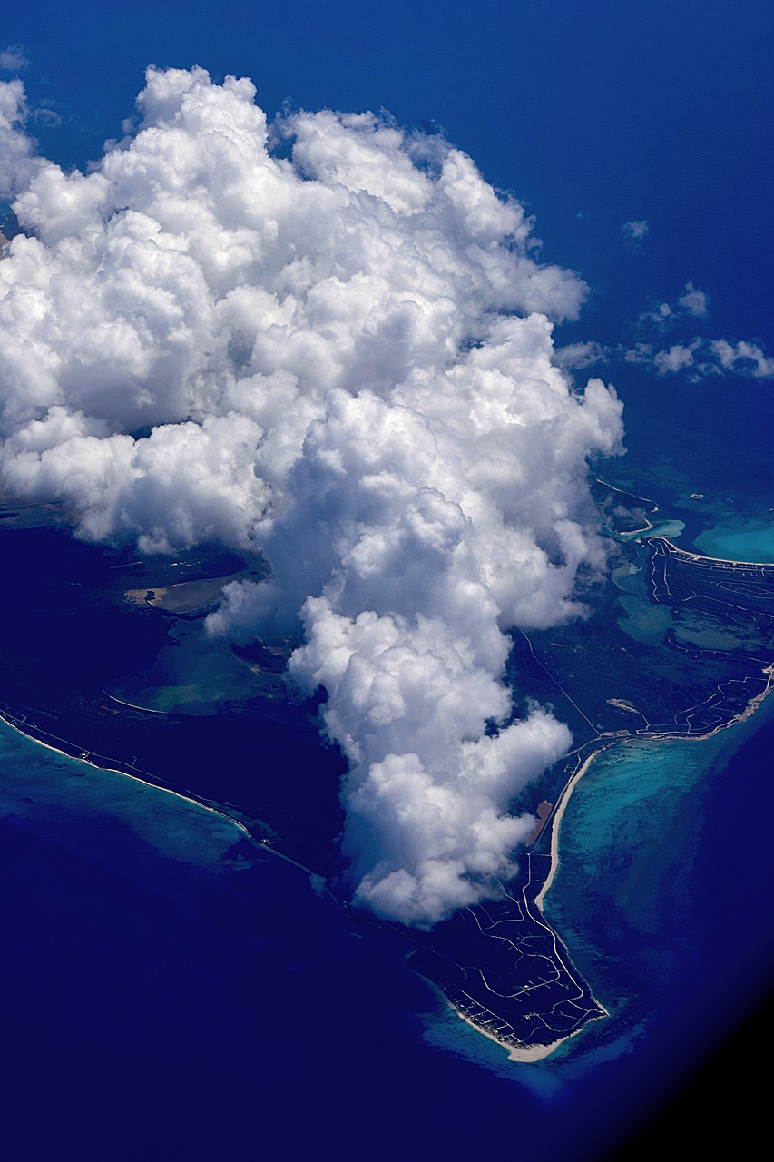 island clouds sky free photo