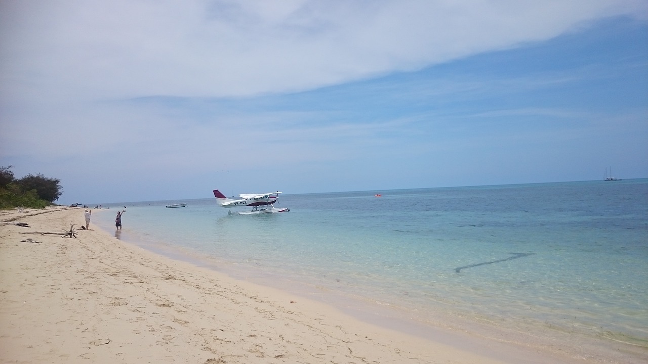 island seaplane vacation free photo