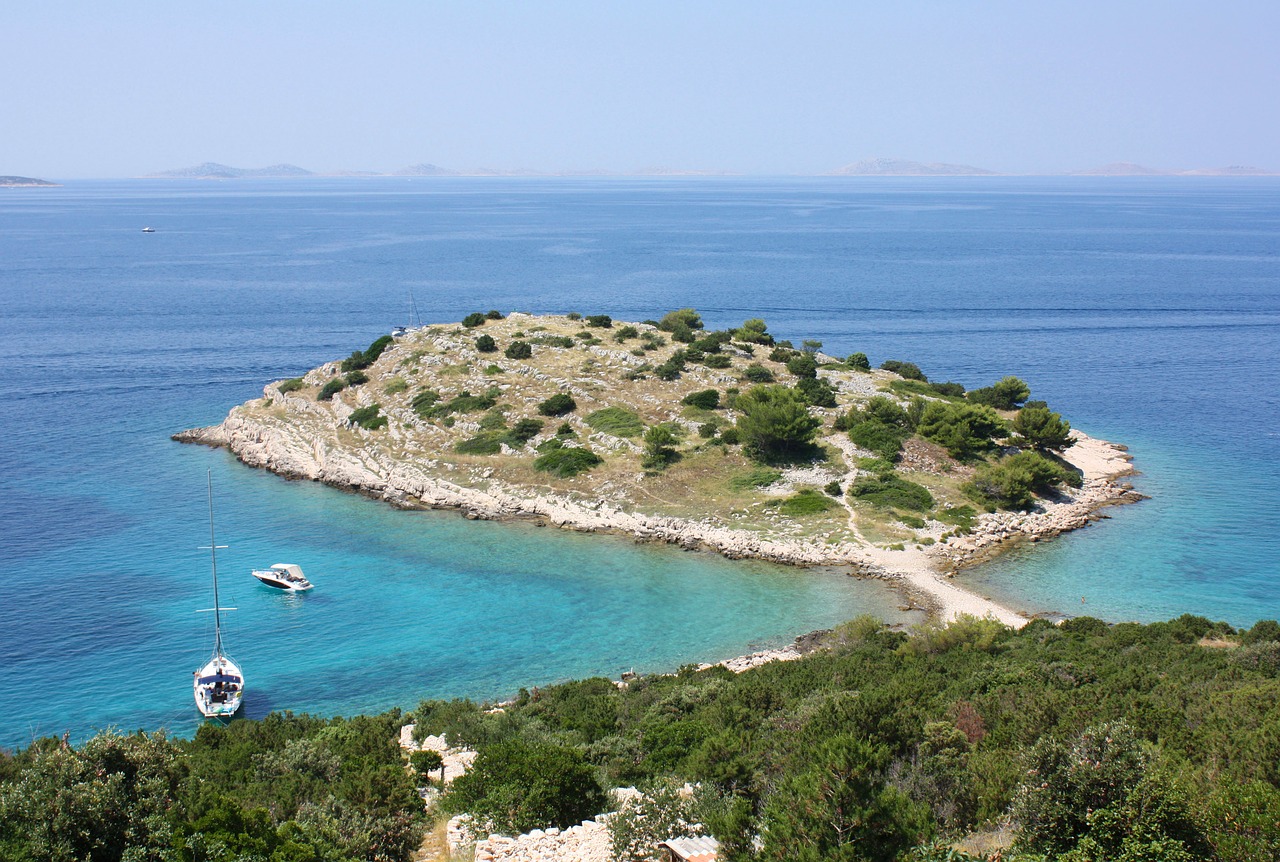 island  sea  croatia free photo