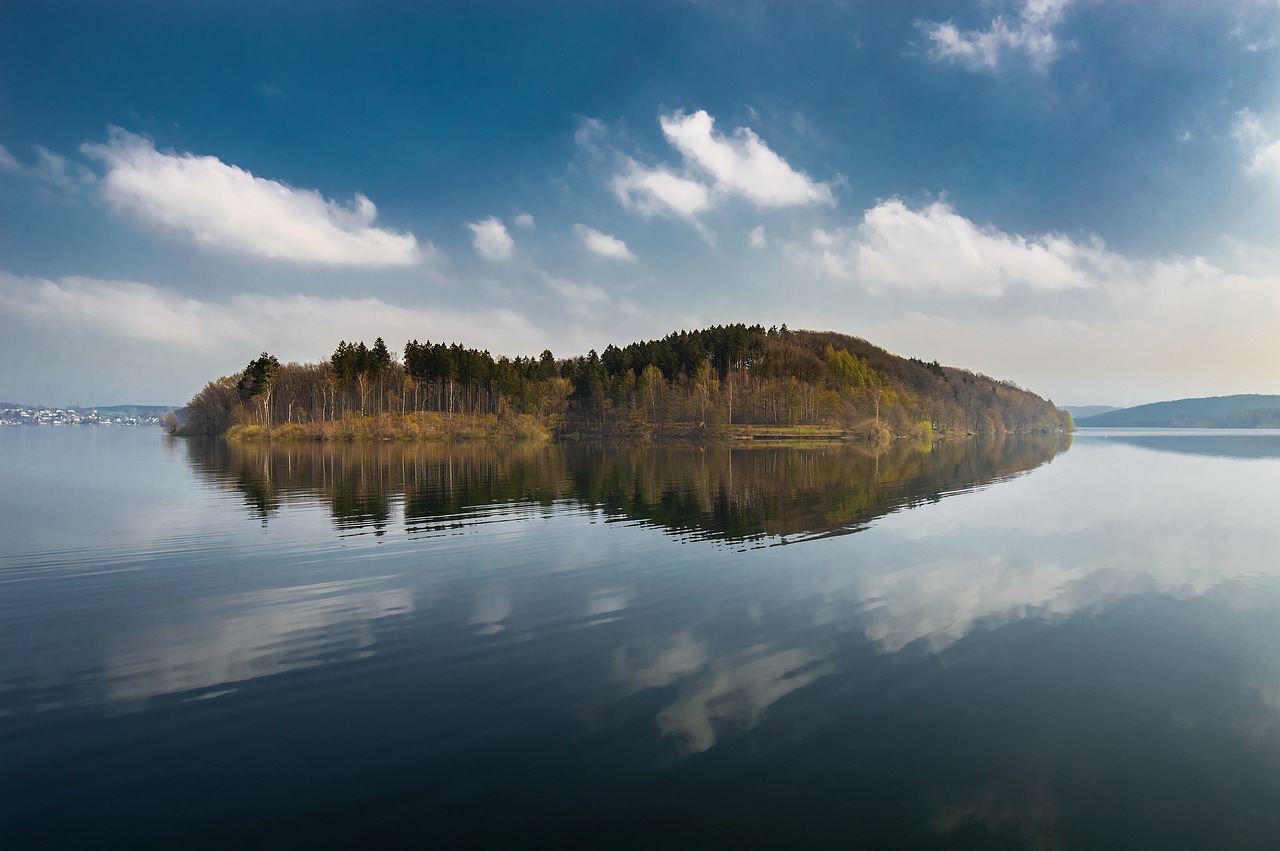 island  lake  water free photo