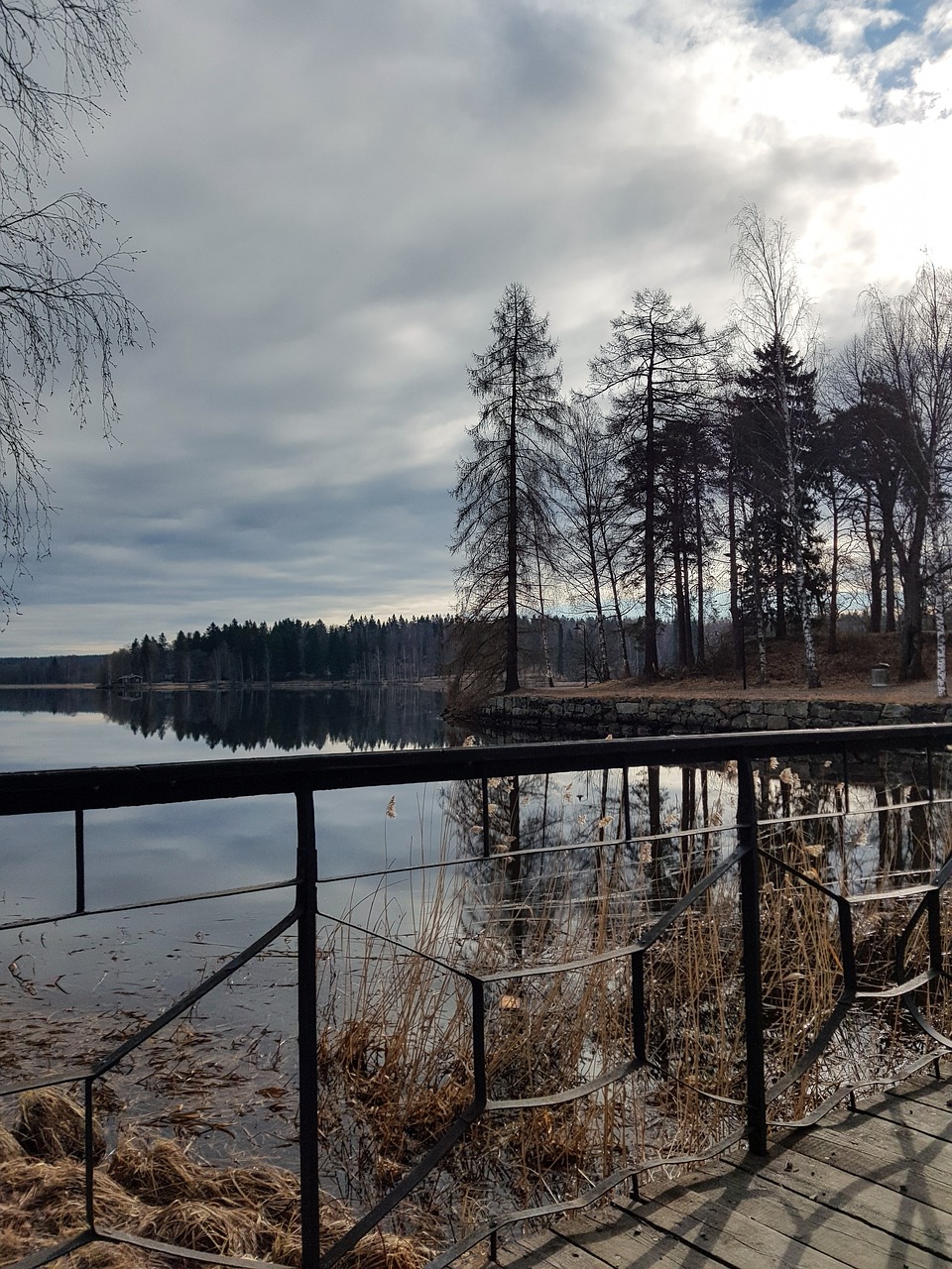 island  bridge  fence free photo