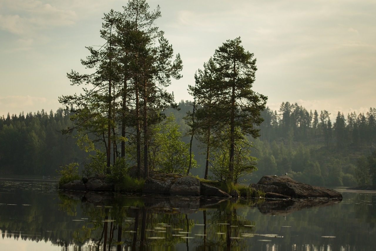 island water finnish free photo