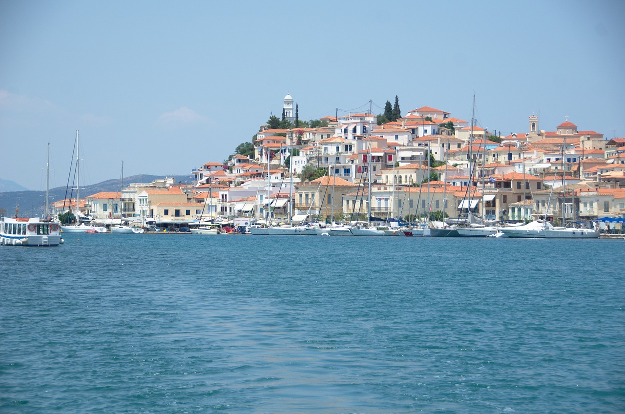 island harbour poros free photo