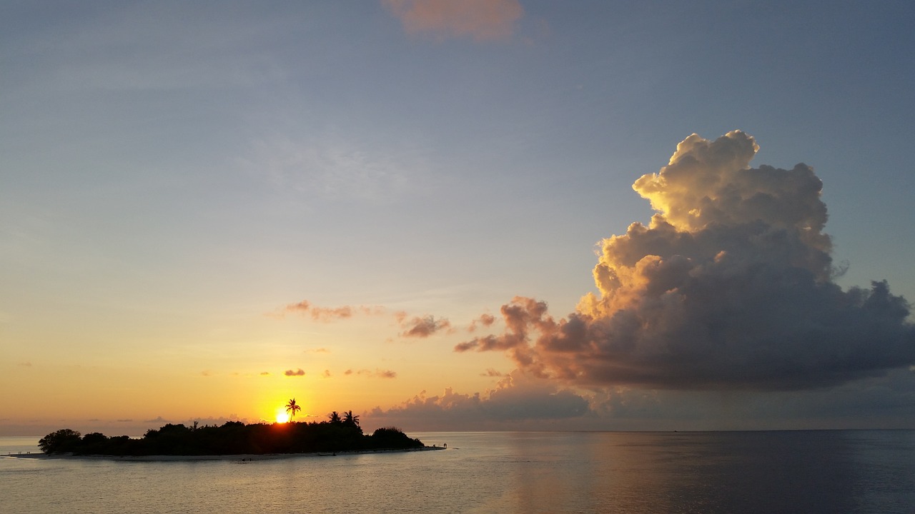 island clouds sky free photo