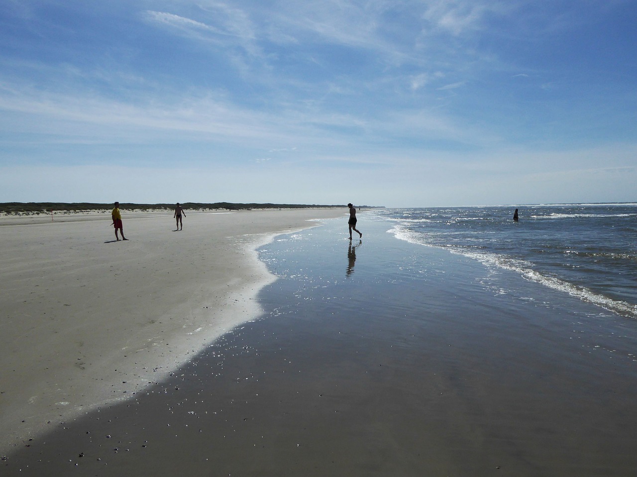 island of juist beach water free photo