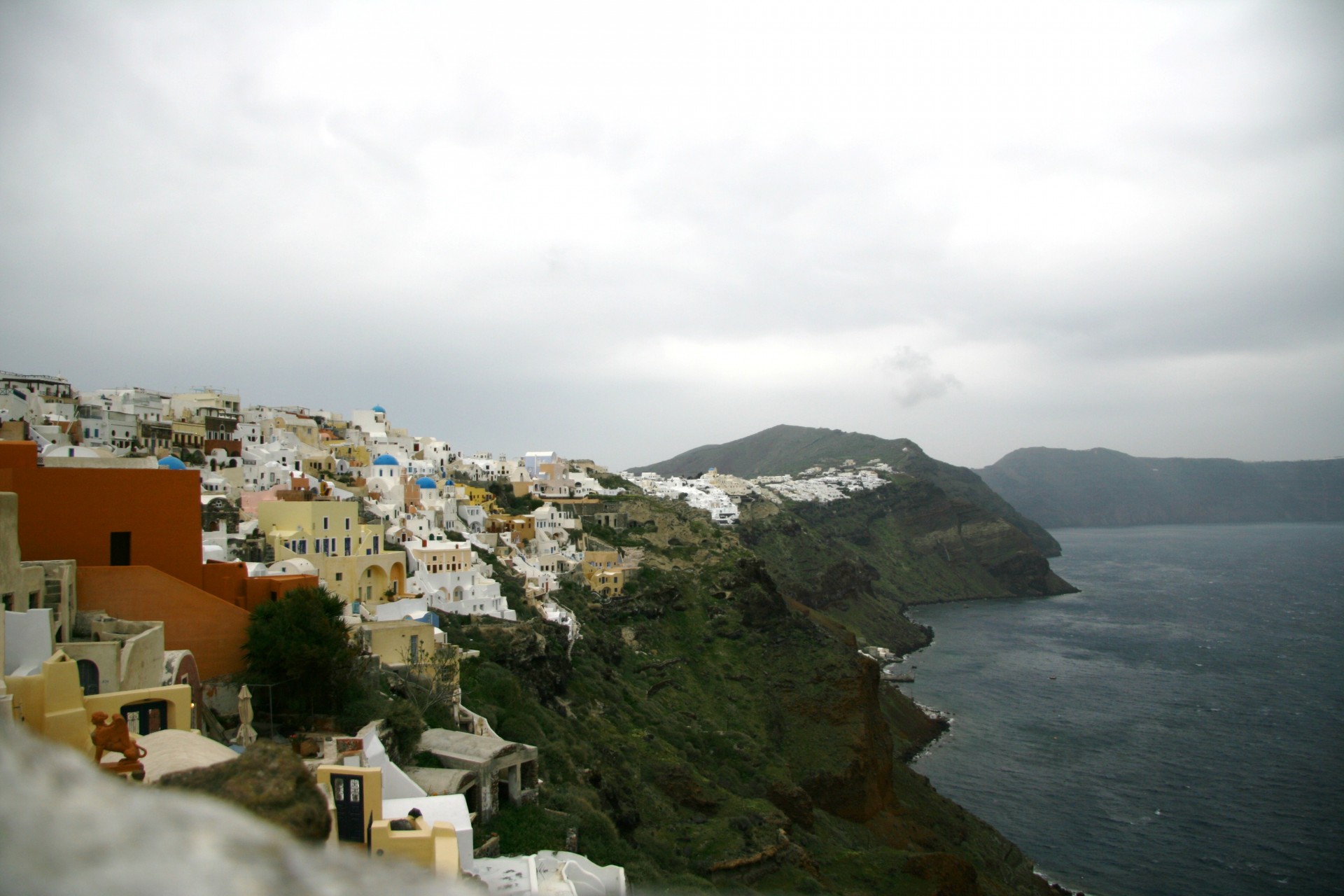 island santorini blue free photo