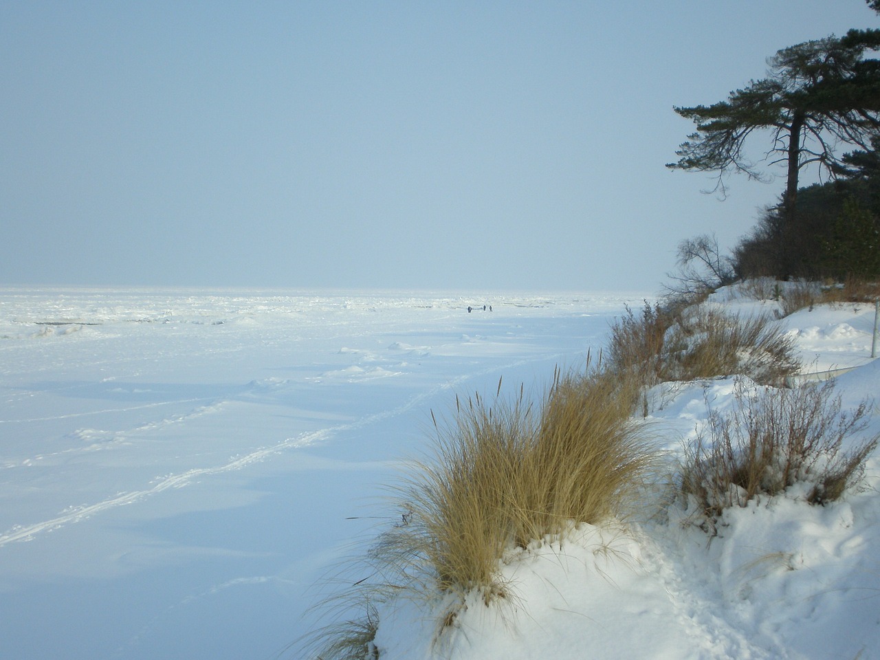 island of usedom winter baltic sea free photo