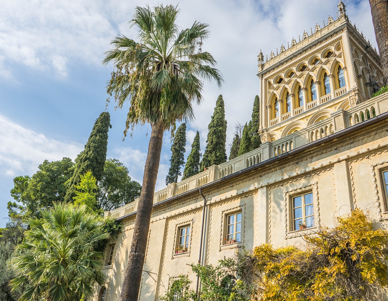 isola del garda tower italy free photo