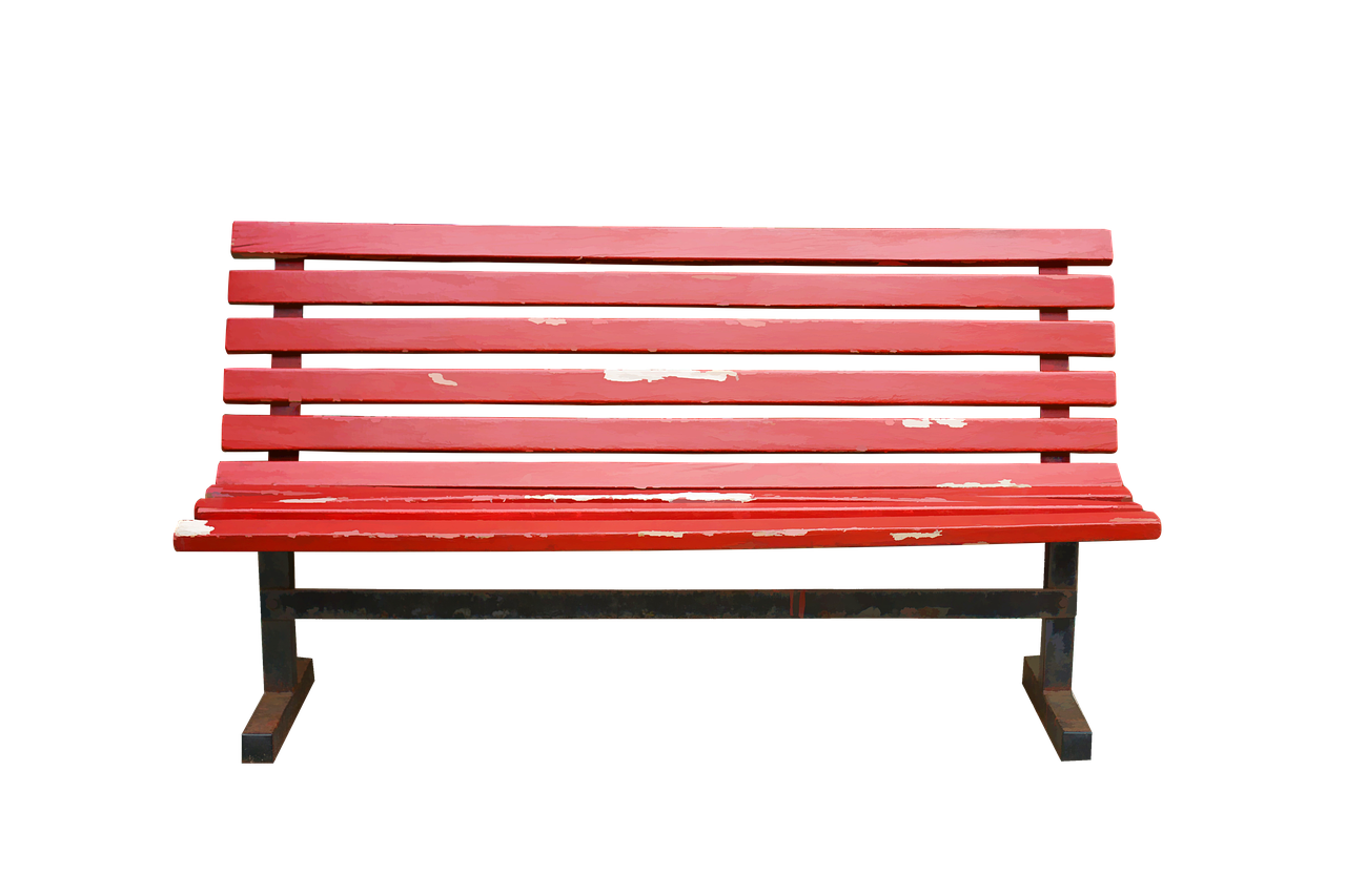 isolated transparent bench free photo