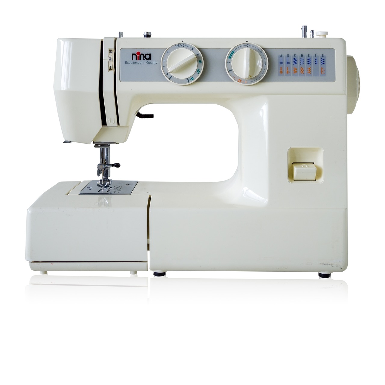 isolated  nina  sewing machine free photo