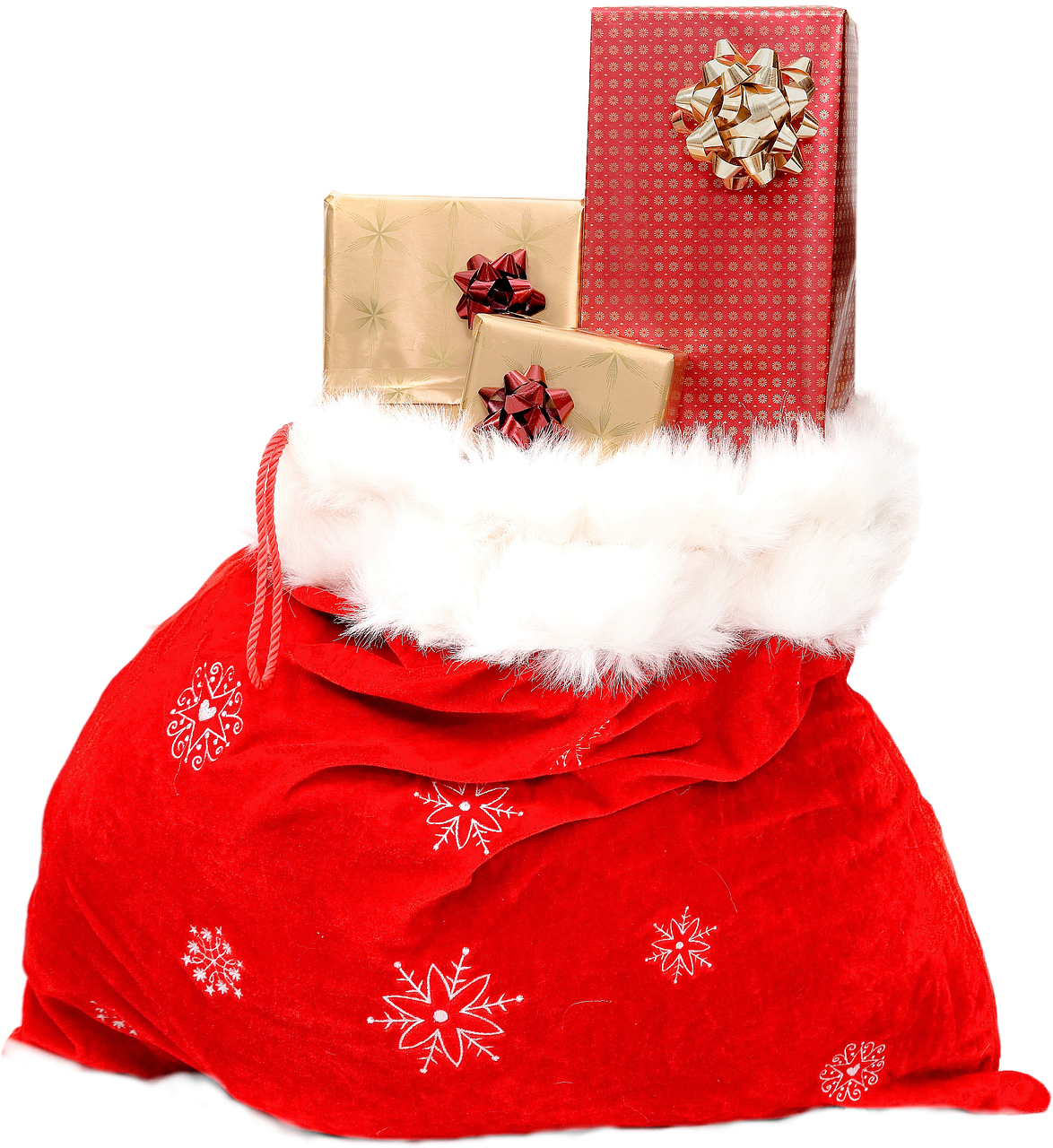 isolated christmas sack celebrate free photo