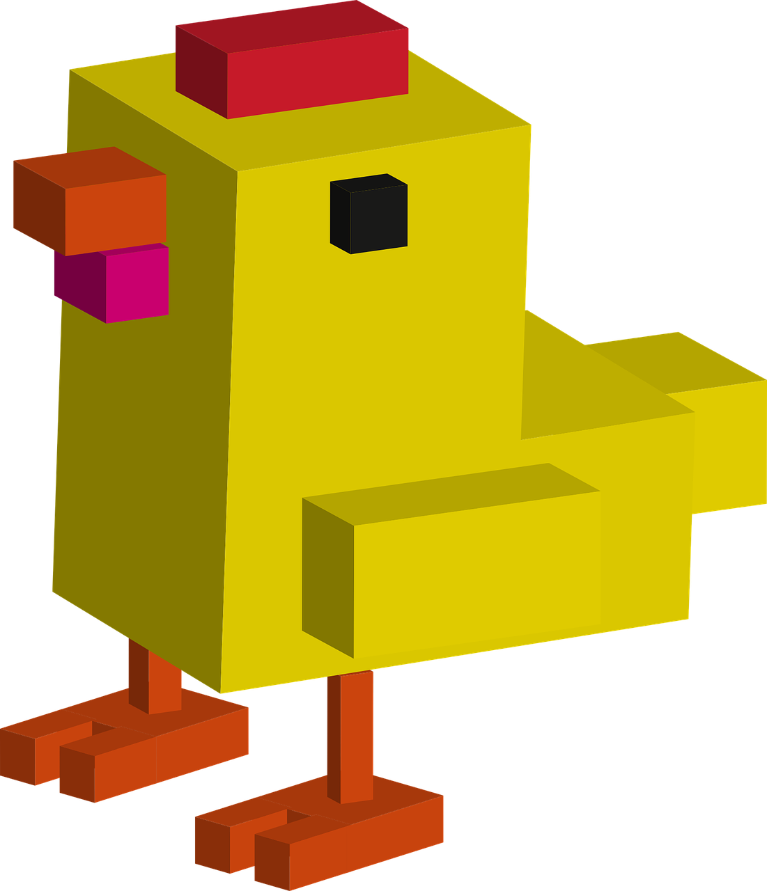 isometric character  chick  cute free photo