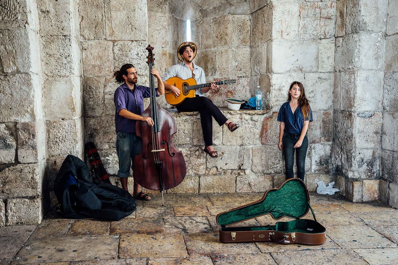 israel street musicians singer free photo