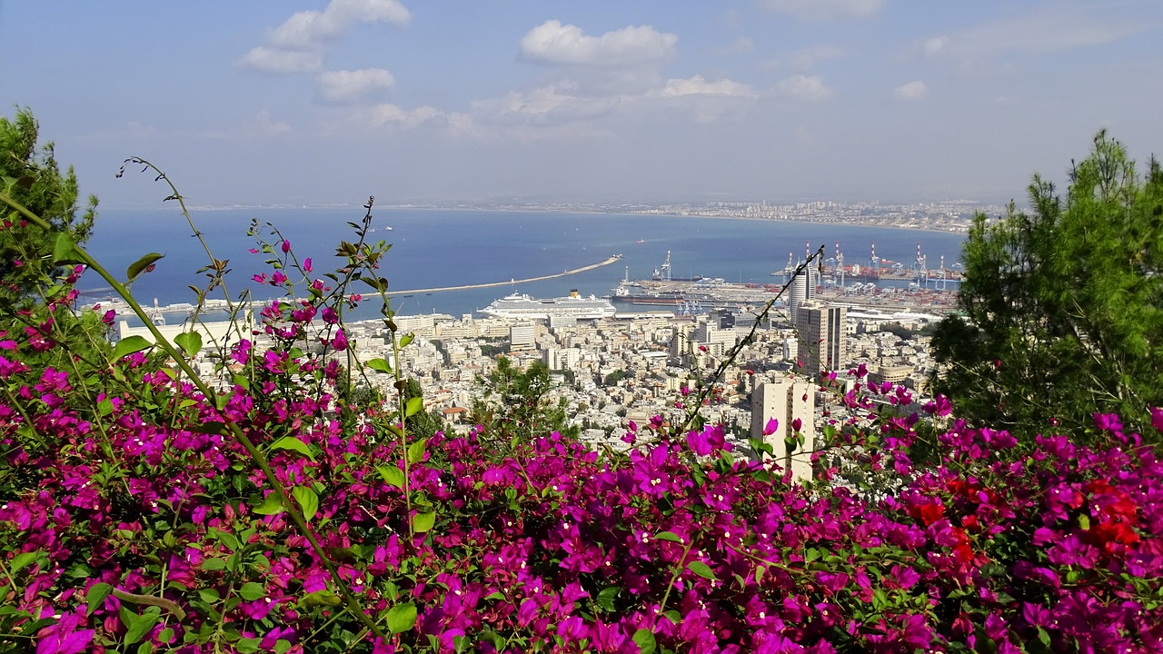 israel haifa port free photo