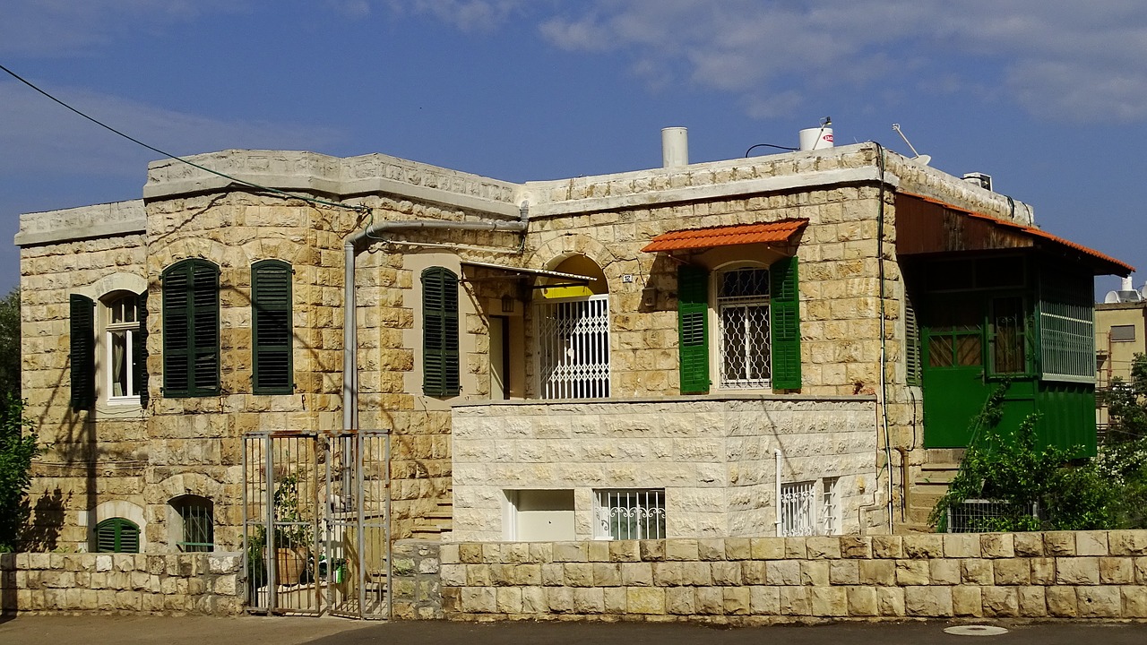 israel haifa building free photo