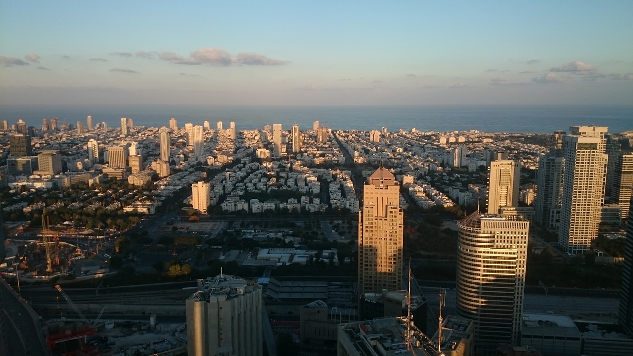 israel mediterranean horizon free photo